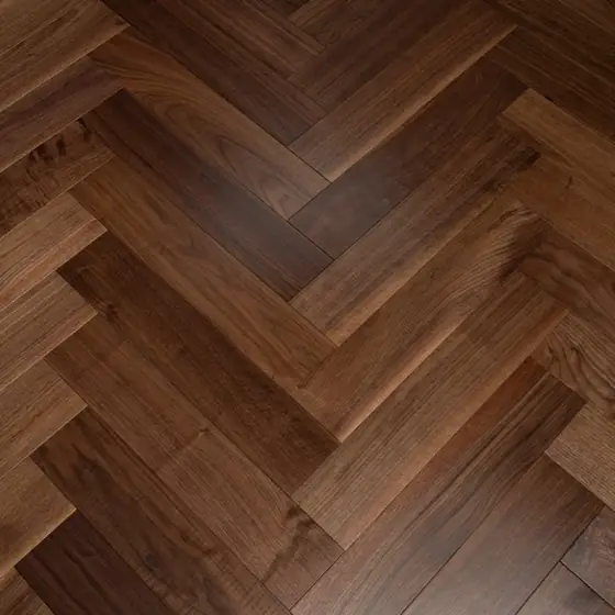 Black Walnut Herringbone — Prime · Lacquered
