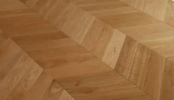 Natural Oak Chevron — Lacquered