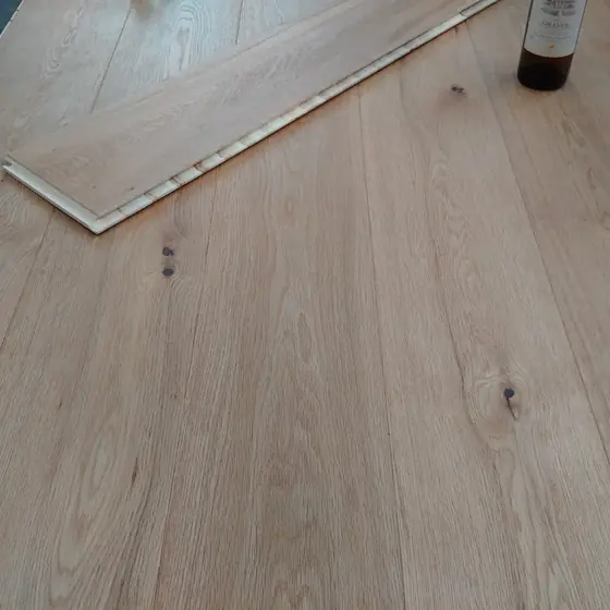 Natural Oak Long Plank — Brushed Matt Lacquered