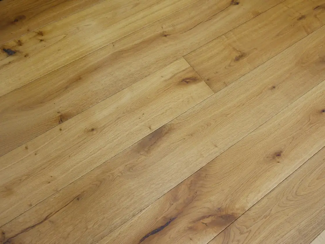 Smoked Oak Long Plank — Rustic · Oiled