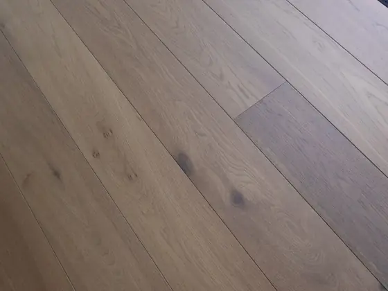 Smoked Oak Long Plank — UV Oiled