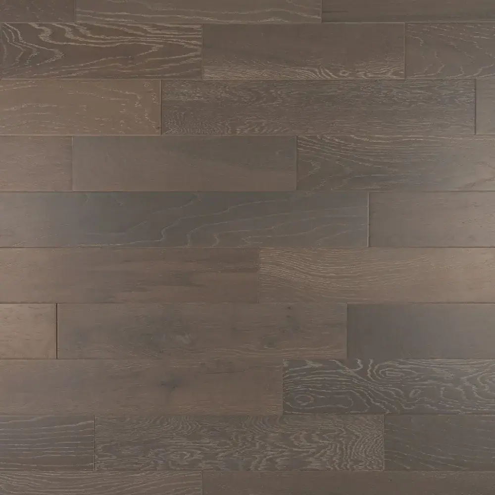 Soft Grey Long Plank — Brushed Matt Lacquered